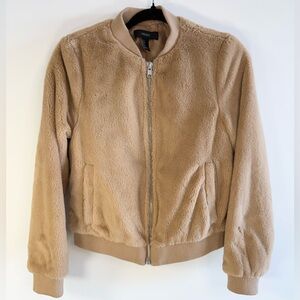 Forever 21 Faux Fur Bomber Style Jacket - Small